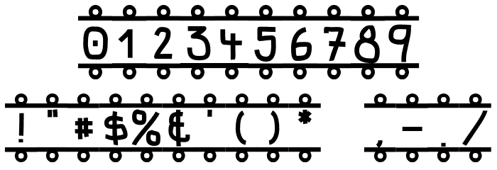 FE-Banner Font OTHER CHARS