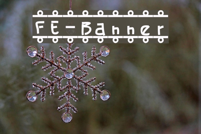 FE-Banner フォント examples