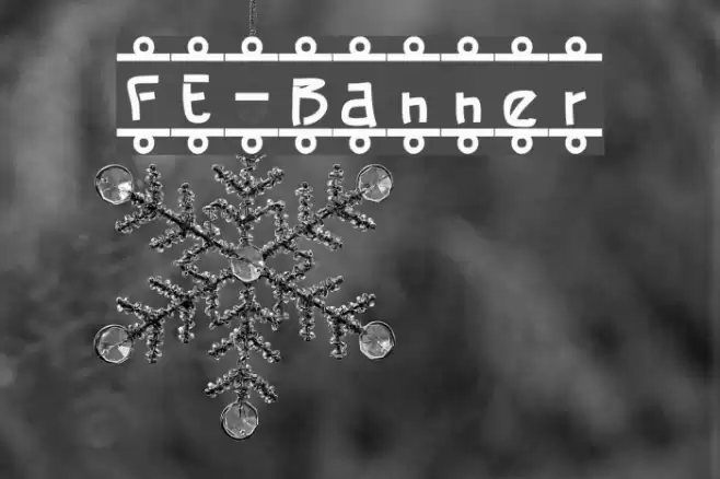 FE-Banner Font examples