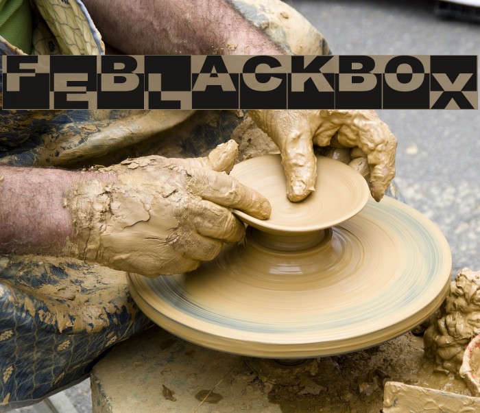 FE-BlackBox Font examples