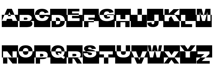FE-BlackBox Font LOWERCASE
