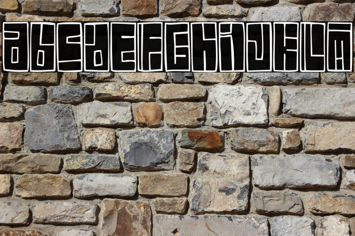 FE-BoxFont Font examples