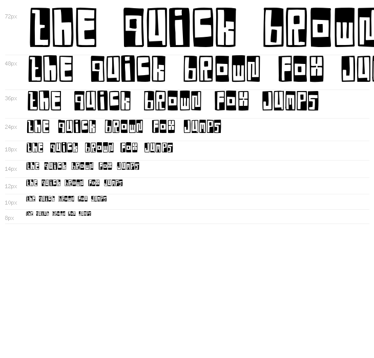 FE-BoxFontNegative Waterfall