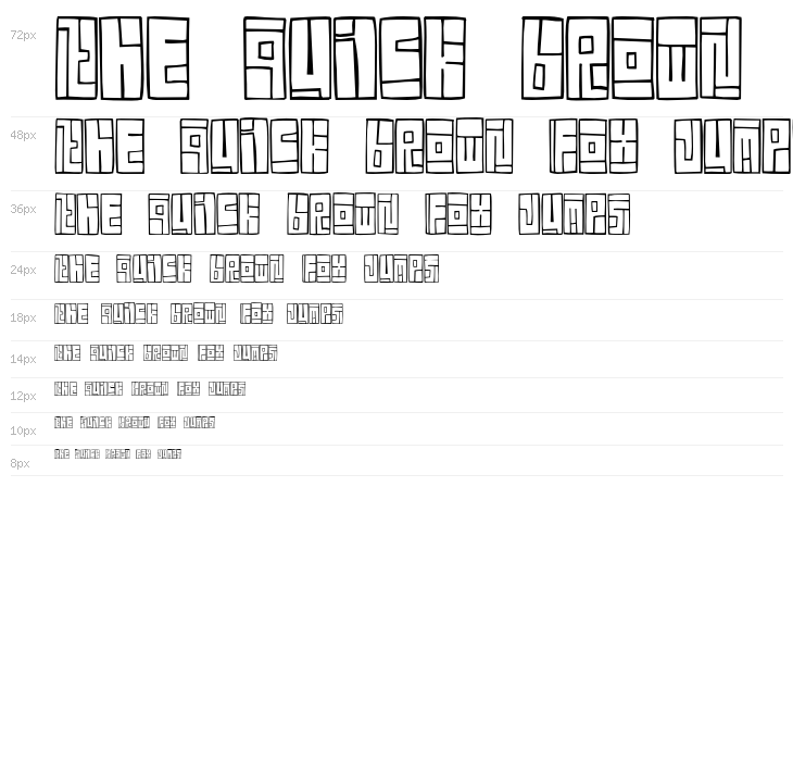 FE-BoxFont Waterfall