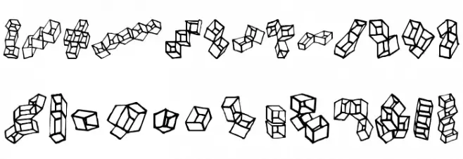 FE-BoxinaBox خط أحرف كبيرة