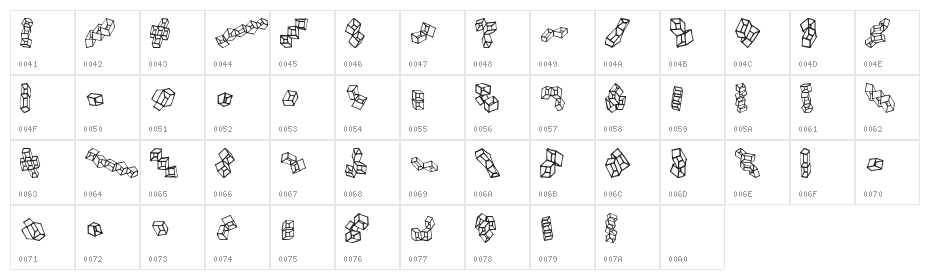 FE-BoxinaBox Character Map