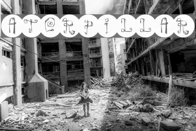 FE-Caterpillar Font examples