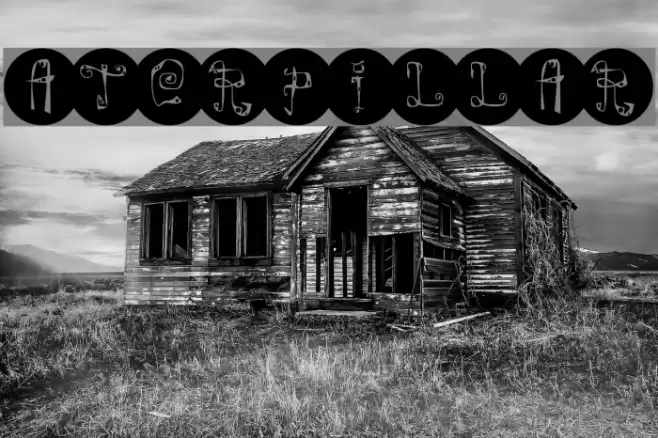 FE-Caterpillar Font examples