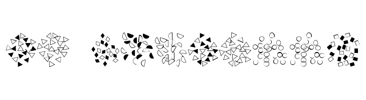 FE-Confetti  font caratteri gratis