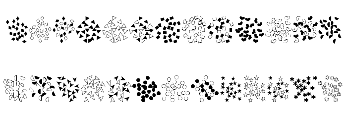 FE-Confetti Font LOWERCASE