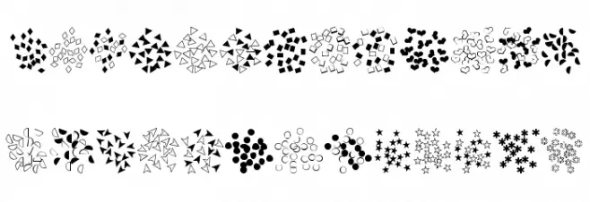 FE-Confetti Caratteri MINUSCOLO