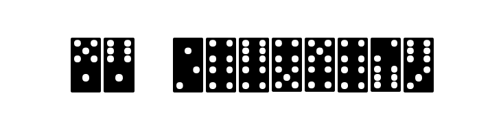 FE-Dominoes Font