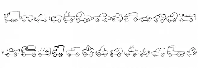 FE-FantastiqueCars 字体 大写