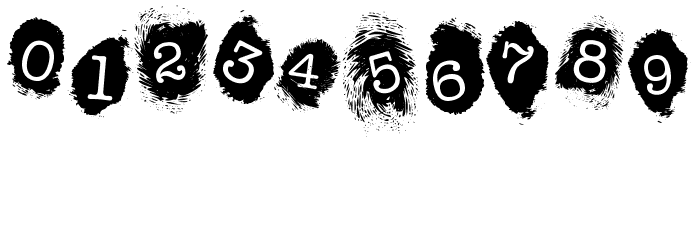 FE-FingerprintsInside Font OTHER CHARS