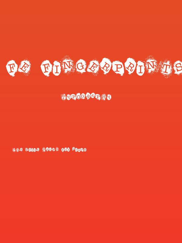 FE-FingerprintsInside Poster