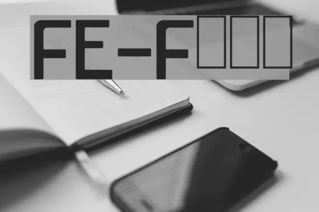 FE-Font Font examples