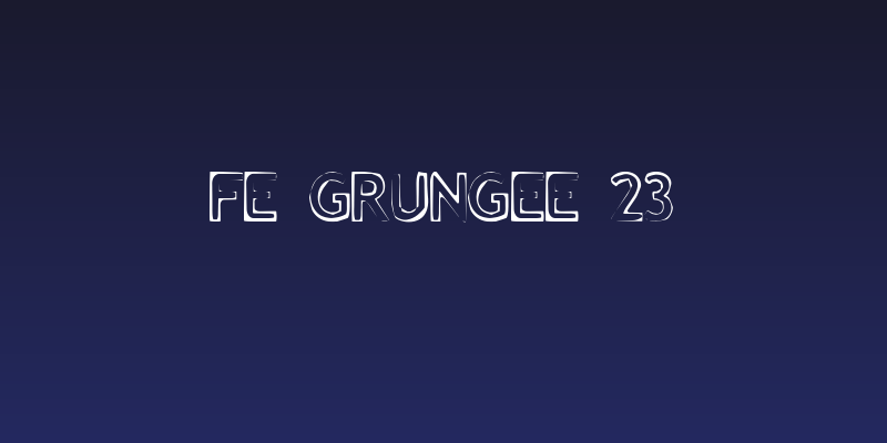 FE Grungee 23 Social Header