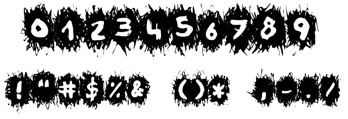 FE-KrikkelKrakkel Font OTHER CHARS