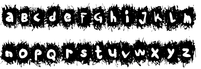 FE-KrikkelKrakkel Font LOWERCASE