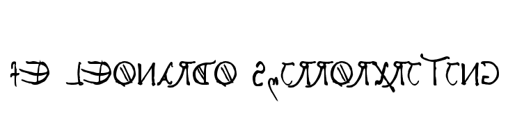 FE-Leonardo'smirrorwriting  नि: शुल्क फ़ॉन्ट्स डाउनलोड