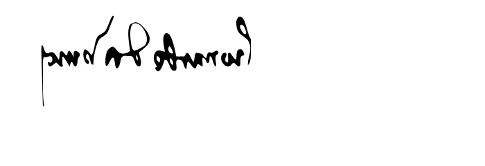 FE-Leonardo'smirrorwriting Font OTHER CHARS