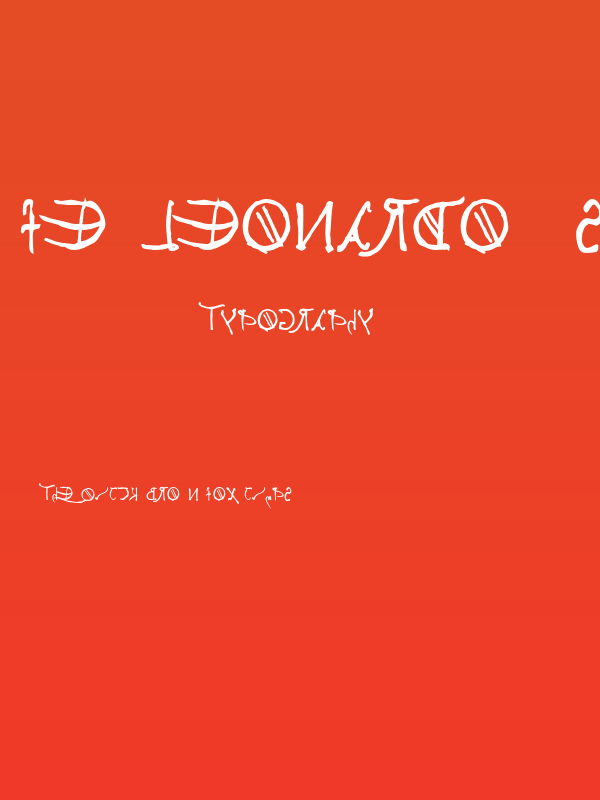 FE-Leonardo'smirrorwriting Poster