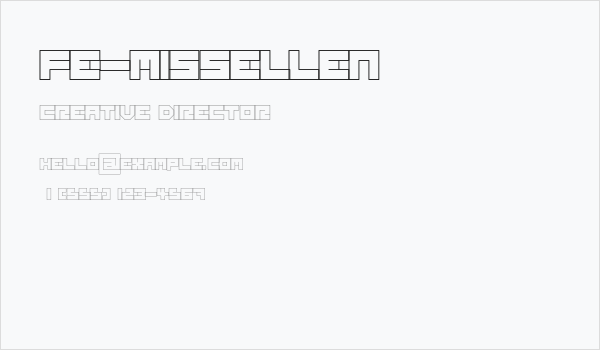 FE-MissEllen Business Card