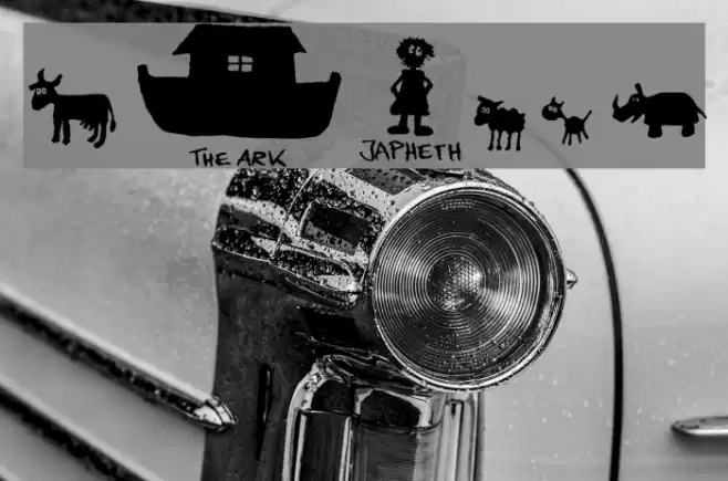 FE-Noah'sArk Font examples