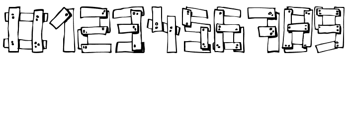 FE-Planks Font OTHER CHARS