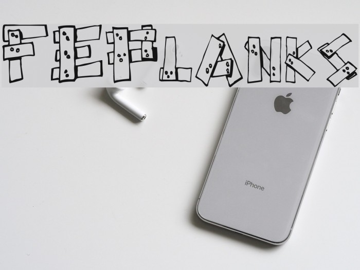 FE-Planks Font examples