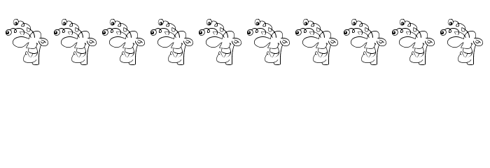 FE-PolkaYourEyesOut Font OTHER CHARS