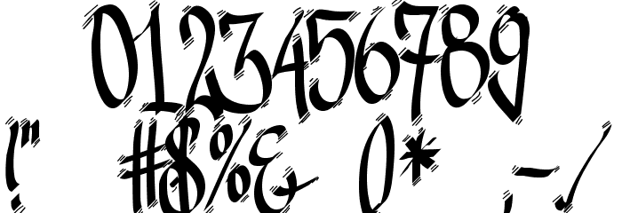 FE-SenselessStrokes Font OTHER CHARS