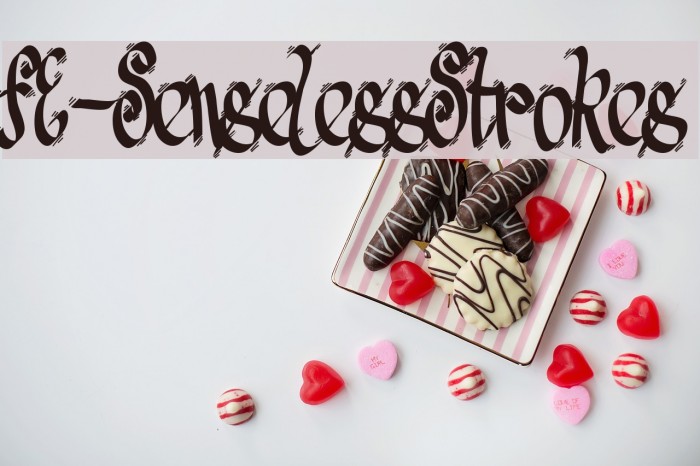 FE-SenselessStrokes Font examples