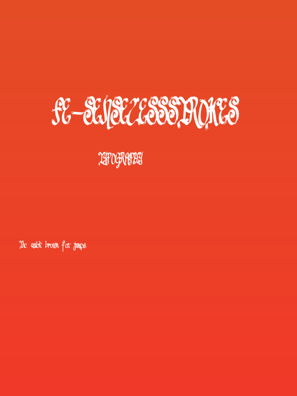 FE-SenselessStrokes Poster