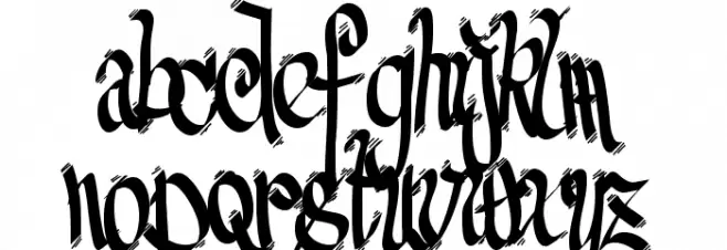 FE-SenselessStrokes 字体 小写