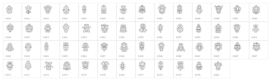 FE-Tribal Character Map
