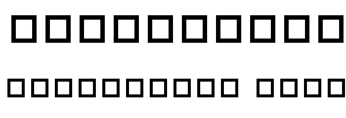 FE-Ubiquitous Font OTHER CHARS