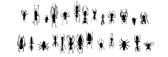 FE-WinBugs Font LOWERCASE