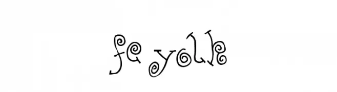 FE-Yolk  font caratteri gratis