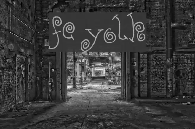 FE-Yolk Font examples