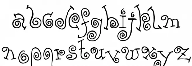 FE-Yolk خط أحرف صغيرة