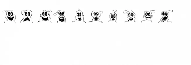 FE10LilGhosts Fuentes MINÚSCULAS