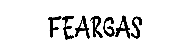 FEARGAS  font caratteri gratis