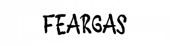 FEARGAS  Descarca Fonturi Gratis