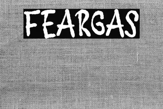 FEARGAS Font examples