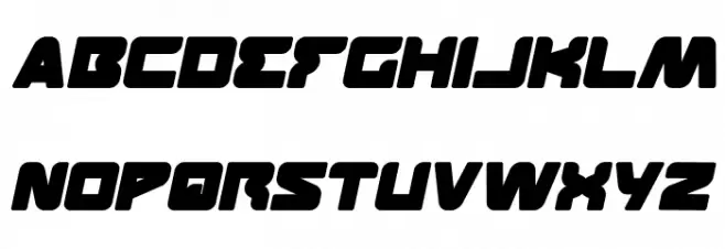FEATURED Bold Italic Fonte MAIÚSCULAS