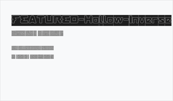 FEATURED-Hollow-Inverse Business Card