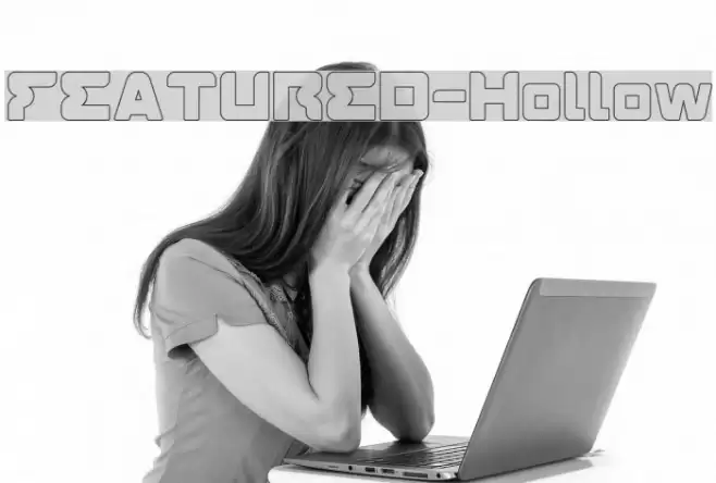 FEATURED-Hollow Font examples