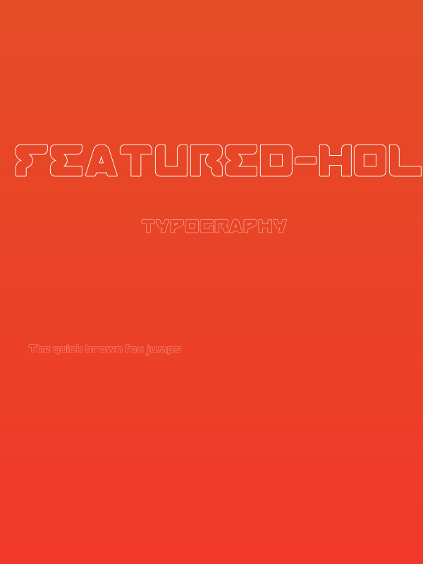 FEATURED-Hollow Poster