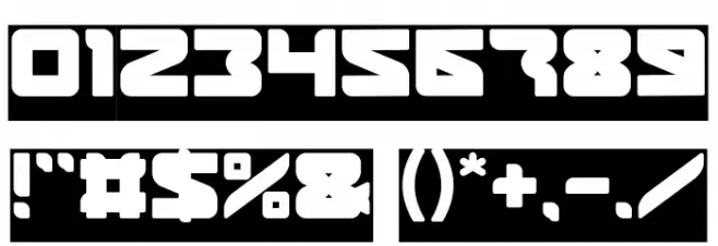 FEATURED-Inverse Font OTHER CHARS